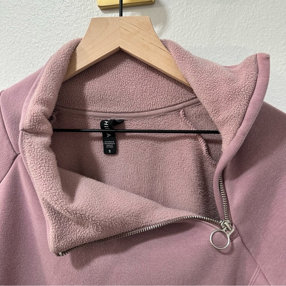 Athleta Cozy Karma Asym Pullover Sugar Plum Mauve S - Picture 5 of 8